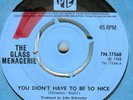THE GLASS MENAGERIE YOU DIDN'T HAVE TO BE SO NICE STOCK