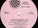 Joe Lewis - Love of my own (Target records 002)