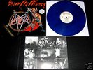 SLAYER - show no mercy LP * BLUE VINYL ltd. 100 MINT 