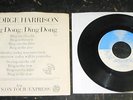 George Harrison - Ding Dong 45 BEATLES Blue label RARE