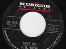 J. B. TROY Live On/ReallyThankful MUSICOR Northern Soul