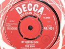 THE WHO - MY GENERATION / RARE UK EXPORT 7