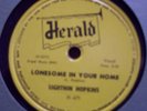 LIGHTNIN HOPKINS HOPKIN'S SKY HOP RPM 78 rpm KIller