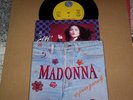 MADONNA EXPRESS YOURSELF RARE ZIPPER JEANS SLEEVE 7''.