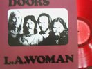 THE DOORS LA Woman VYNIL ROUGE RARE Allemand