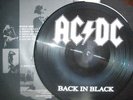 AC/DC BACK IN BLACK RARE PROMO PICTURE PIC DISC LP