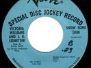 V. WILLIAMS/ JB LEDBETTER soul 45 VERVE “So Satisfied”