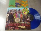 rare french lp beatles vinyl bleu sgt peppers + encart
