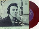 ROCKABILLY   GENE VINCENT   BE BOP BOOGIE   JAPAN RED 7