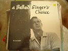 ED MCCURDY ERIK DARLING BALLAD SINGERS CHOICE 1956  LP