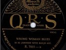 HOKUM BLUES - Ki Ki Johnson on QRS - Wrong Woman Blues