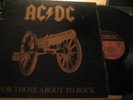 AC/DC FOR THOSE ABOUT TO ROCK RARE SPAIN REVERSED COLOR