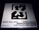 David Holland Derek Bailey Improvisations for  ECM 1083