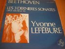 RARE  FRENCH FY  BEETHOVEN  piano YVONNE LEFEBURE
