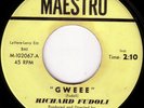 RICHARD FUDOLI Gwee on Maestro DOPE LATIN FUNK 45 *Hear