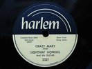 LIGHTNIN' HOPKINS 'CRAZY MARY' ON RARE 'HARLEM' 78