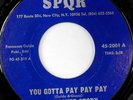 rare Soul Funk 45 MASTER STORY TELLER on SPQR