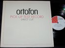ORTOFON PICK UP TEST RECORD Direct Cut Audiophile
