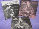 2 Elvis 45s  Hound Dog / Love Me Tender  Pink&Grey Dust