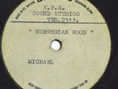 Beatles DEMO ACETATE Norwegian Wood Girl Emidisc 1965