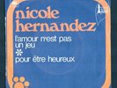45T NICOLE HERNANDEZ rare interprète de GERARD MANSET