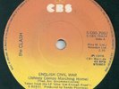 THE CLASH RARE IRISH PRESSING ENGLISH CIVIL WAR NRMINT