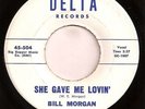 rare rockabilly 45 Bill Morgan on Delta LISTEN