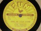 78rpm Rock 'n' Roll CARL PERKINS Sun 287