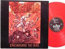 Kreator -Pleasure to kill LP 1986 ORIG. RED VINYL