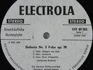 HMV ELECTROLA ED.1 (ASD 406) BRAHMS SYMP.3 KEMPE SAMPLE