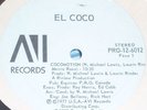 EL COCO Cocomotion 12 PROMO DISCO CDN PRESS RINLEW RARE