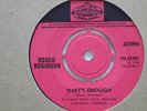 NORTHERN SOUL RECORD  - ROSCO ROBINSON