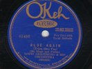 78 RPM Louis Armstrong OKeh 41498 in EE- blue label