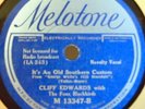 15) 78rpm CLIFF EDWARDS wFOUR BLACKBIRDS MELOTONE 13347