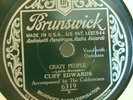 16) 78 RPM  CLIFF EDWARDS   BRUNSWICK 6319
