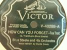 25) 78 RPM   BLUE STEELE & ORCHESTRA   VICTOR V-40288