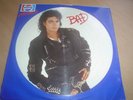 Michael Jackson BAD Pepsi Promo Picture Disc Rare LP