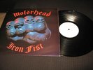 MOTORHEAD - IRON FIST ,Greek Edition TEST PRESS LP