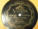 Victor V40303 78 RPM Record Jake Walk Blues Allen Bros