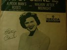 Patsy Cline Pic Sleeve & Record Walkin After Midnight