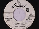 EDDIE COCHRAN: Teenage Heaven 45 (dj, sm #ol) rare Oldies