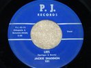 1959 JACKIE SHANNON  Lies/Trouble  P.J. ROCKABILLY/HEAR