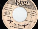 RAMA rockabilly DEMO 45  DON RED ROBERTS - Only One