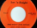 rare Soul Funk 45 LUV 'N HAIGHT one night love affair