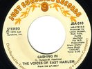 VOICES OF EAST HARLEM Cashing In RARE 70s SOUL 45 *Hear