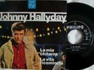 hallyday  45trs italien italie la mia chitarra