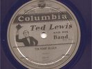 78 RPM Ted Lewis COLUMBIA  Royal Blue- Tin Roof Blues