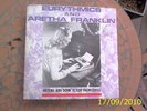 EURYTHMICS @ ARETHA FRANKLIN RARE SIGNED BY BOTH GREAT