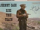 JOHNNY CASH  AUTOGRAPH 33 LP RECORD - RARE  COA