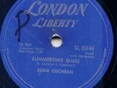 EDDIE COCHRAN -SUMMERTIME BLUES - 78 RPM LIBERTY VG+++